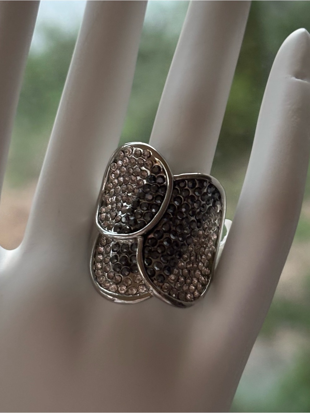 Park Lane Diamond Swirl Ring size 7